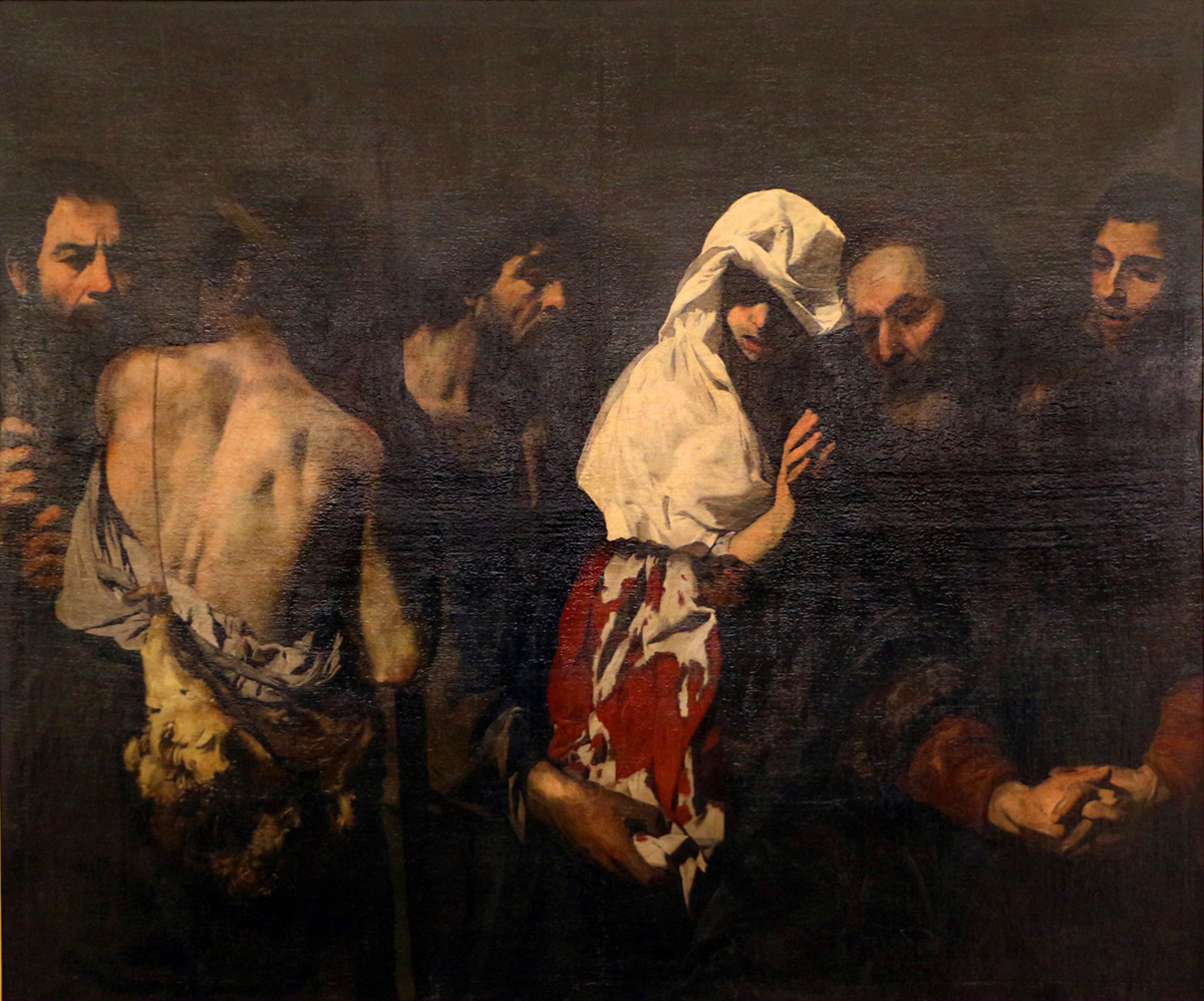 jacob contemplates the bloodied clothes of his son joseph
